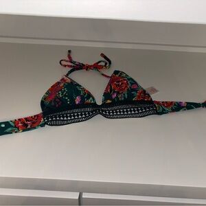 Floral Bikini Top | Size XS